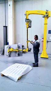 pneumatic manipulator / with suction cup / sheet metal