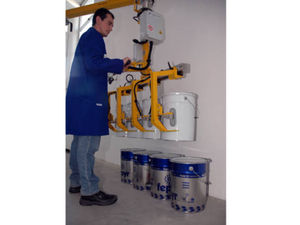 manipulator with suction cup / for containers / unloading / floor-standing