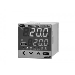 thermal mass flow controller / for gas / panel-mount