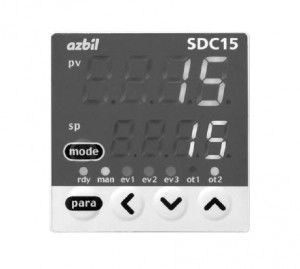 digital temperature controller / single-loop / compact