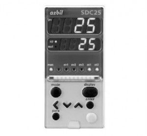 digital temperature controller / PID / single-loop / compact