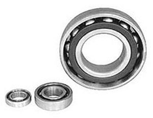 ball bearing / single-row / angular-contact / steel