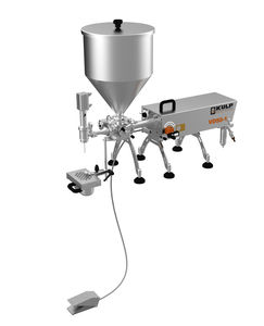 Semi Automatic Filler Kulp Makina Multi Container For Cream Piston