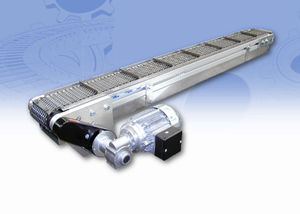 wire mesh conveyor / high-temperature / horizontal / transport