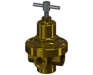 gas pressure regulator / single-stage / spring / metal