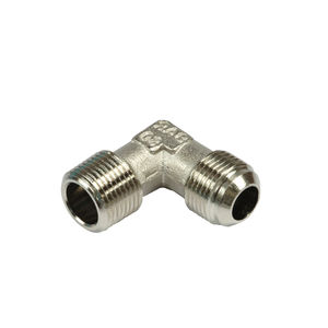 threaded fitting / elbow / hydraulic / male-male