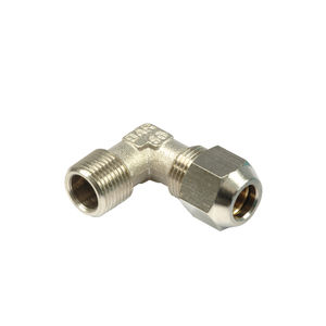 threaded fitting / elbow / hydraulic / male