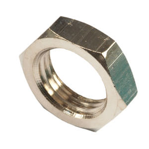 hexagonal locknut / brass