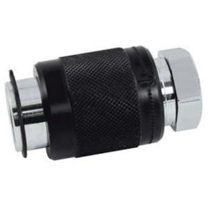 sliding gate valve / for compressed air / nickel-plated brass / female-female