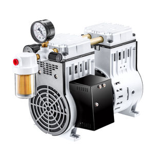 piston vacuum pump / lubricated / single-stage / for food