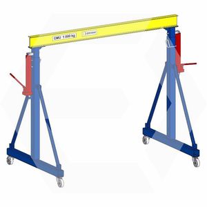 gantry crane on casters / for workshops