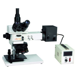 analysis microscope / upright / bench-top / trinocular