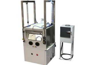 manual shot blasting machine / for bulk materials / automatic