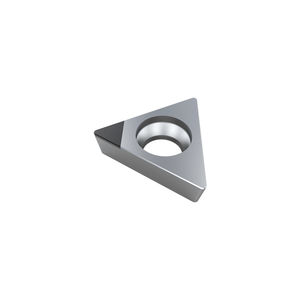 PCD cutting insert / for non-ferrous metals / triangular / single-sided