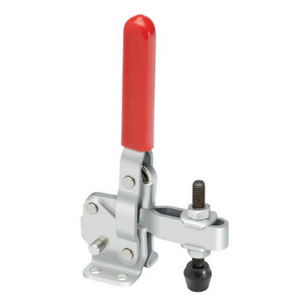 vertical toggle clamp / hold-down / adjustable / with solid arms