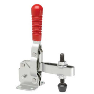 vertical toggle clamp / hold-down / adjustable / with solid arms