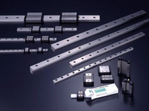 ball linear guide / steel / miniature