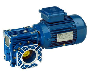 three-phase gear-motor / AC / right-angle / worm
