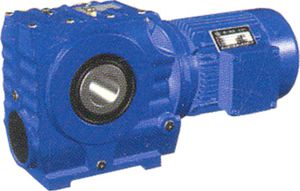 AC gear-motor / hollow-shaft / right-angle / worm