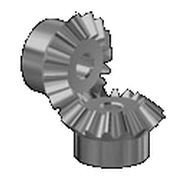 straight-toothed gear / conical / hub