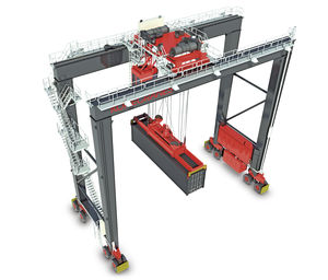 rubber-tired gantry crane