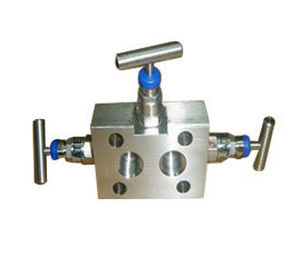 multi-valve manifold / stainless steel / flange