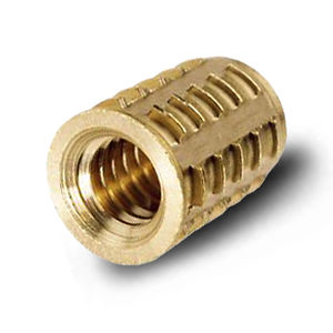 threaded insert / press-in / knurled / brass