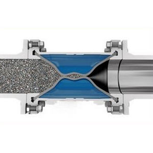 pinch valve / pneumatically-operated / isolation / for slurry