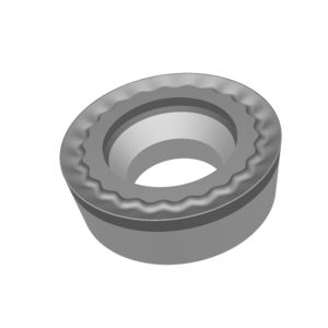 turning cutting insert / PCD / for hard and brittle materials / round
