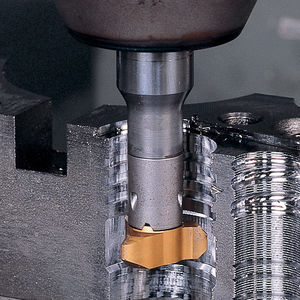 end mill milling cutter / indexable insert / slot / T-slot