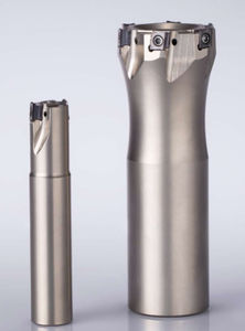 shoulder milling cutter / face / tangential / indexable insert