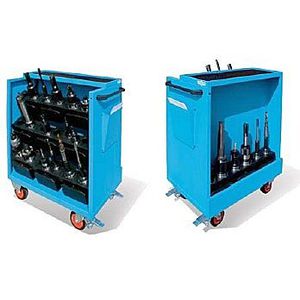transport cart / plastic / shelf / tool-holder