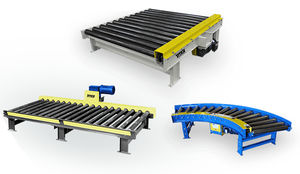 roller conveyor / chain drive / horizontal / curved
