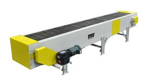 slat conveyor / for assembly / horizontal / loading
