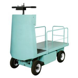 electric forklift / stand-on / indoor / 4-wheel