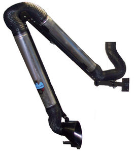 fixed extraction arm / wall-mounted / articulated