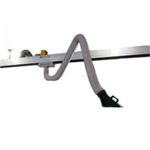 fixed extraction arm / wall-mounted / articulated