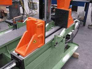 band saw / for pipes / with hydraulic vise / horizontal