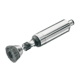 vane air motor / stainless steel / brushing / for deburring
