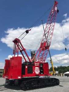 lattice crane / crawler / boom / for construction