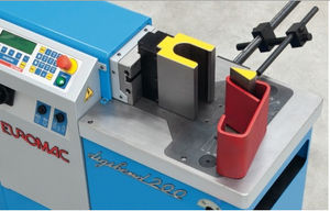 electro-hydraulic bending machine / profile / horizontal / 2-axis