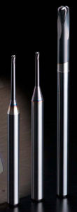 ball nose milling cutter / solid / tungsten carbide / high feed rate