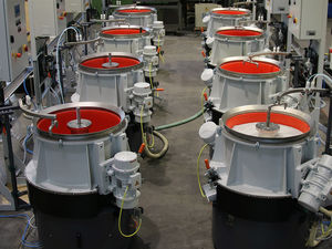 grinding finishing machine / polishing / industrial