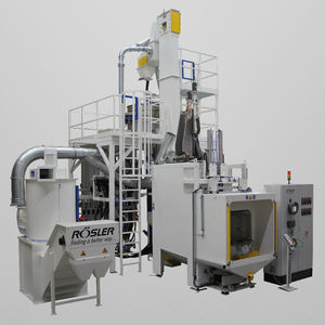 rotating table shot blasting machine / for metal / compact
