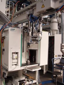 rotating table shot blasting machine / for metal / automatic