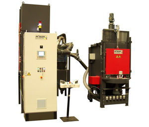 rotating table shot blasting machine / for metal