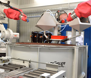 grinding vibratory finishing machine / deburring / polishing / centrifugal