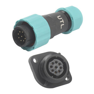 electrical power supply connector / circular / plug-in / bayonet