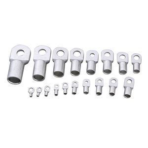 compression solderless terminal / tubular / non-insulated / copper