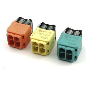 quick-connect terminal block / spring / push-in / screwless